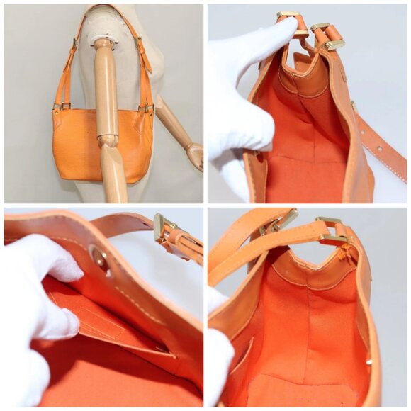 LOUIS VUITTON Epi Mandala PM Shoulder Bag Orange Mandarin - Picture 14 of 14